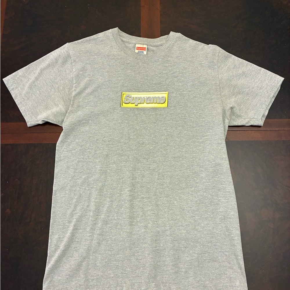 Supreme Bling Box Logo Tee Authentic